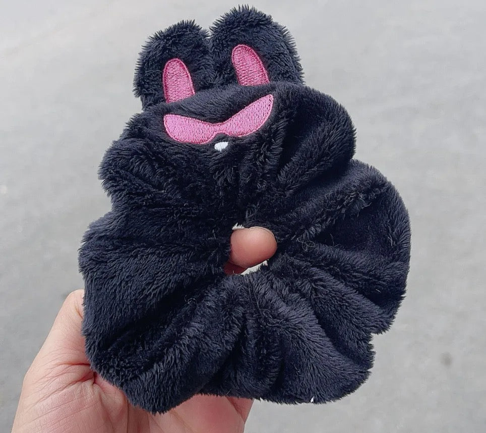 K-pop Ateez Mito Plush Keychain PCs Holder Hair Scrunchie