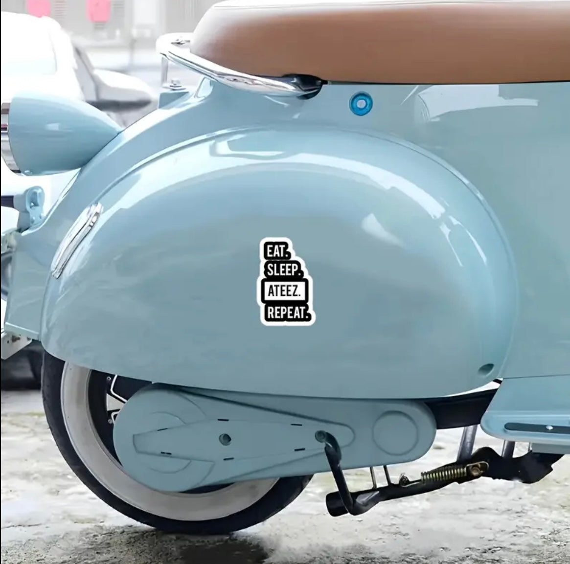 K-pop ATEEZ Vinyl Sticker For Cars, Motorcycles, Laptops, And More, Waterproof, UV Resistant, Trendy, Repeatable