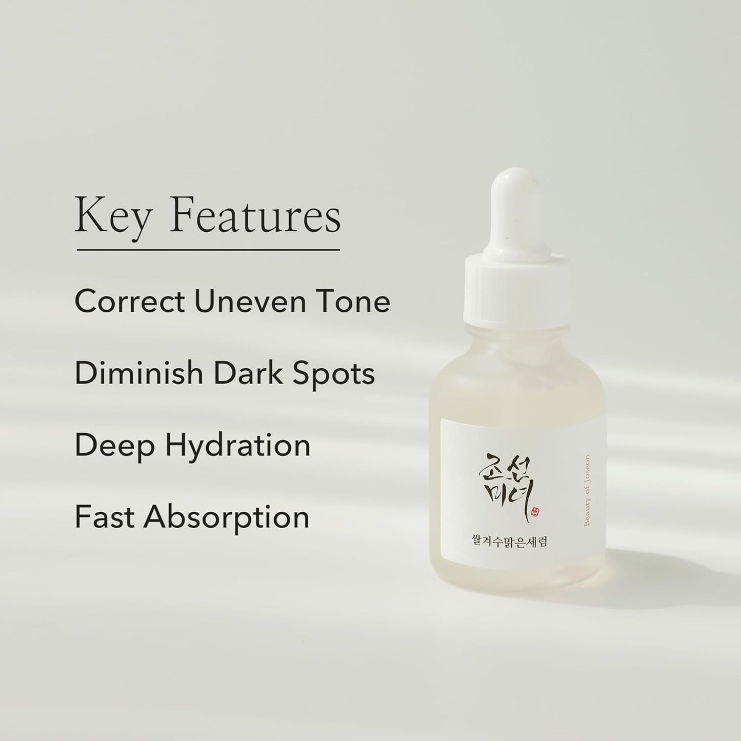 BEAUTY OF JOSEON Glow Deep Hydrating Serum: Rice + Arbutin 30ml Face Skin Care