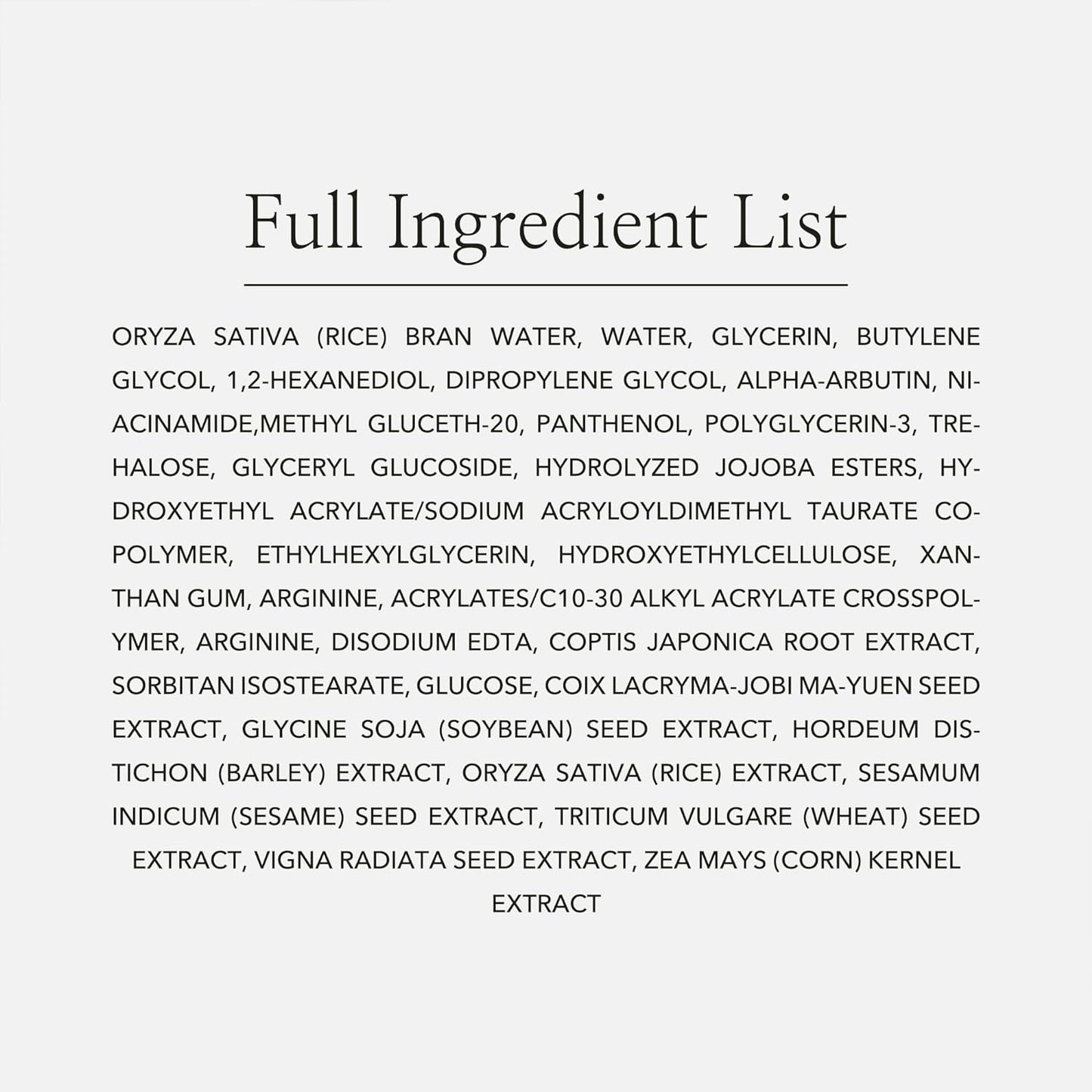 BEAUTY OF JOSEON Glow Deep Hydrating Serum: Rice + Arbutin 30ml Face Skin Care