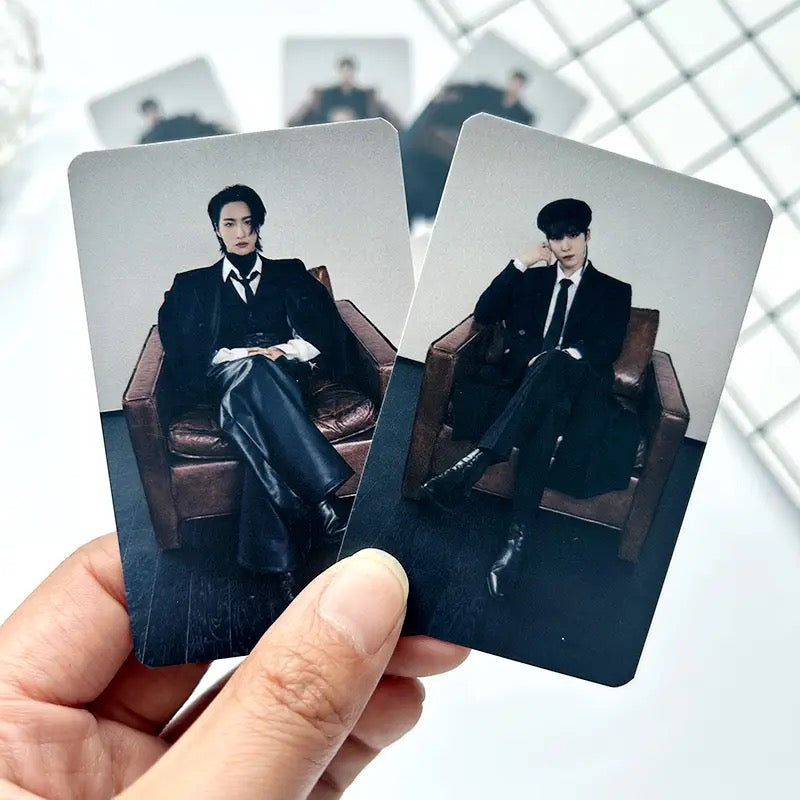 Ateez 8pcs 10th Mini New Album GOLDEN HOUR:Part.1 Photocard Double Sided