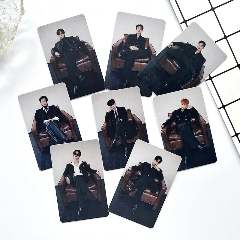 Ateez 8pcs 10th Mini New Album GOLDEN HOUR:Part.1 Photocard Double Sided