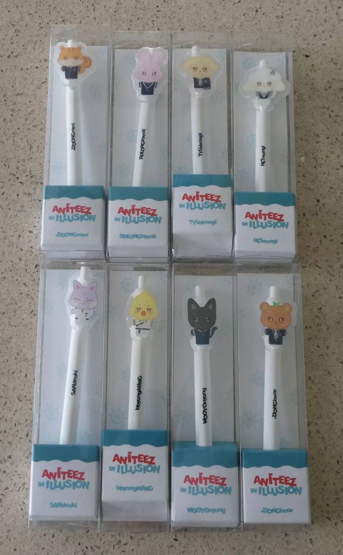 OFFICIAL ATEEZ ANITEEZ - ACRYLIC PENDANT PEN