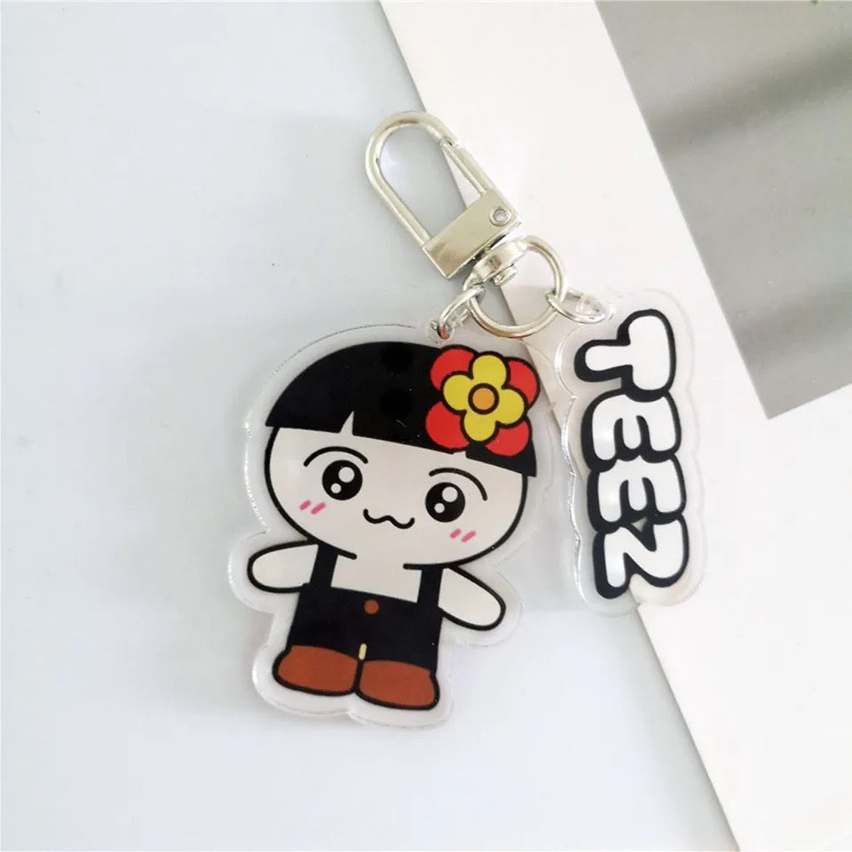 ATEEZ TeezMon Acrylic Double-sided Transparent Keychain