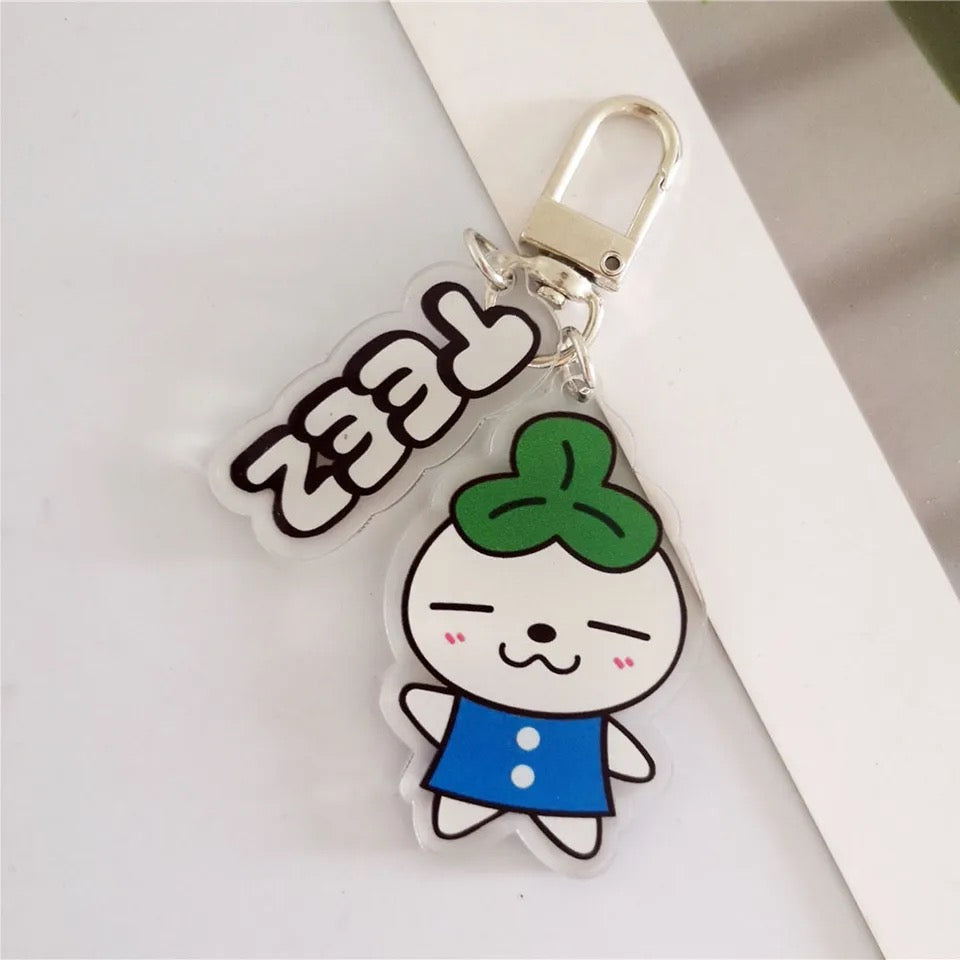 ATEEZ TeezMon Acrylic Double-sided Transparent Keychain