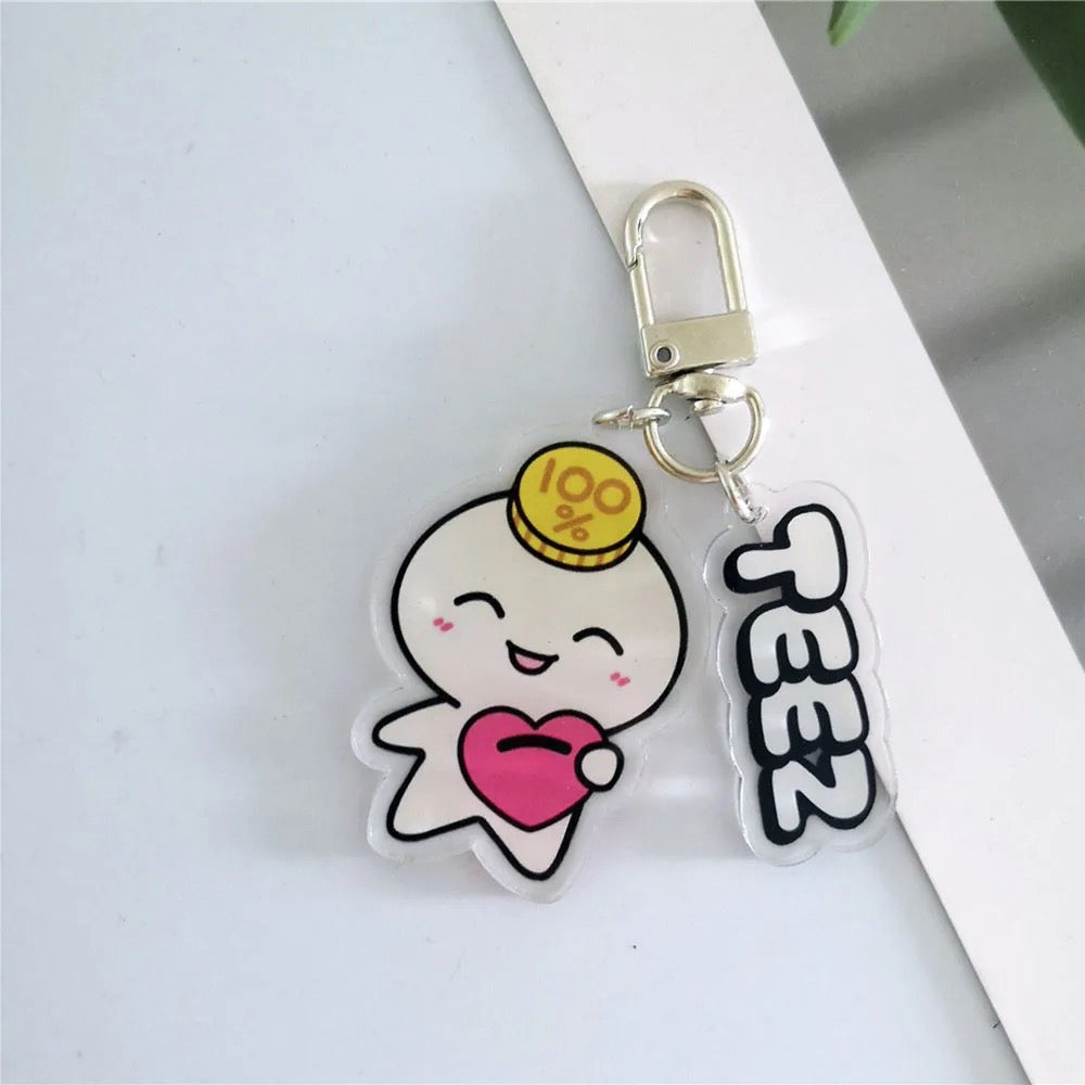 ATEEZ TeezMon Acrylic Double-sided Transparent Keychain