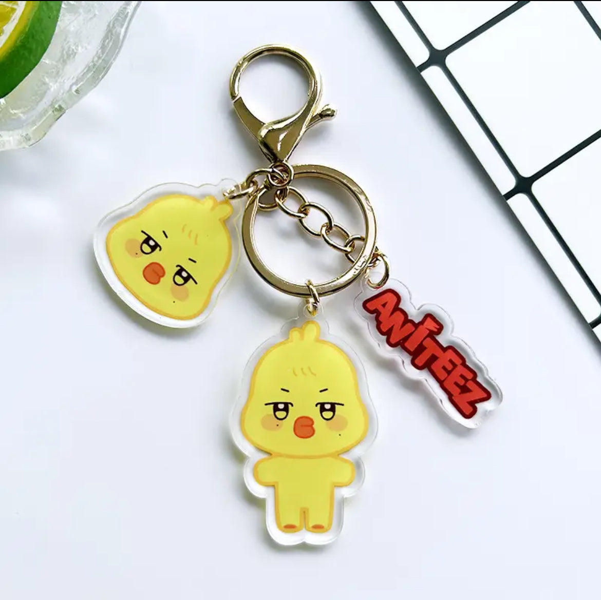 ATEEZ AniTeez Acrylic Double-sided Transparent Keychain - Every Member