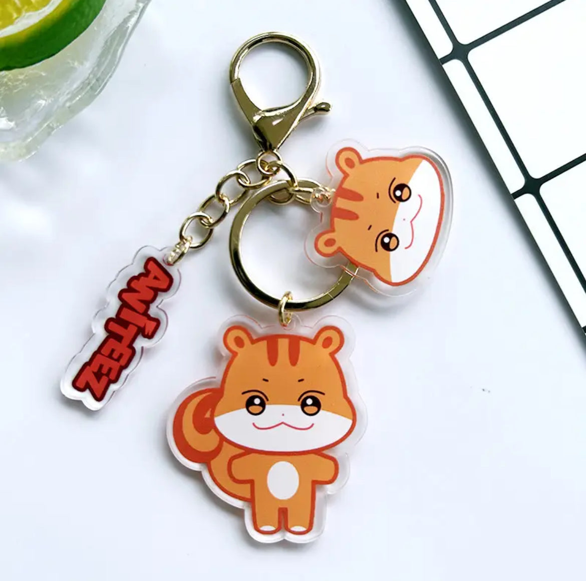 ATEEZ AniTeez Acrylic Double-sided Transparent Keychain - Every Member