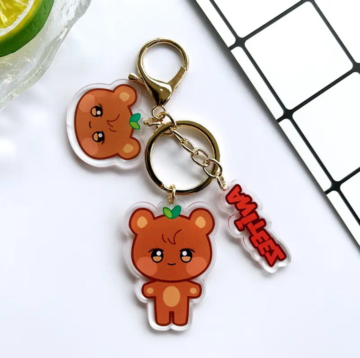 ATEEZ AniTeez Acrylic Double-sided Transparent Keychain - Every Member