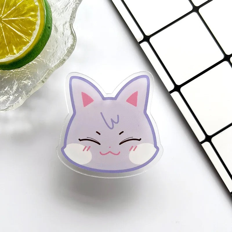 Kpop ATEEZ Phone Holder Stretchable Phone Stand ANITEEZ Character Self-adhesive Cellphone Mount