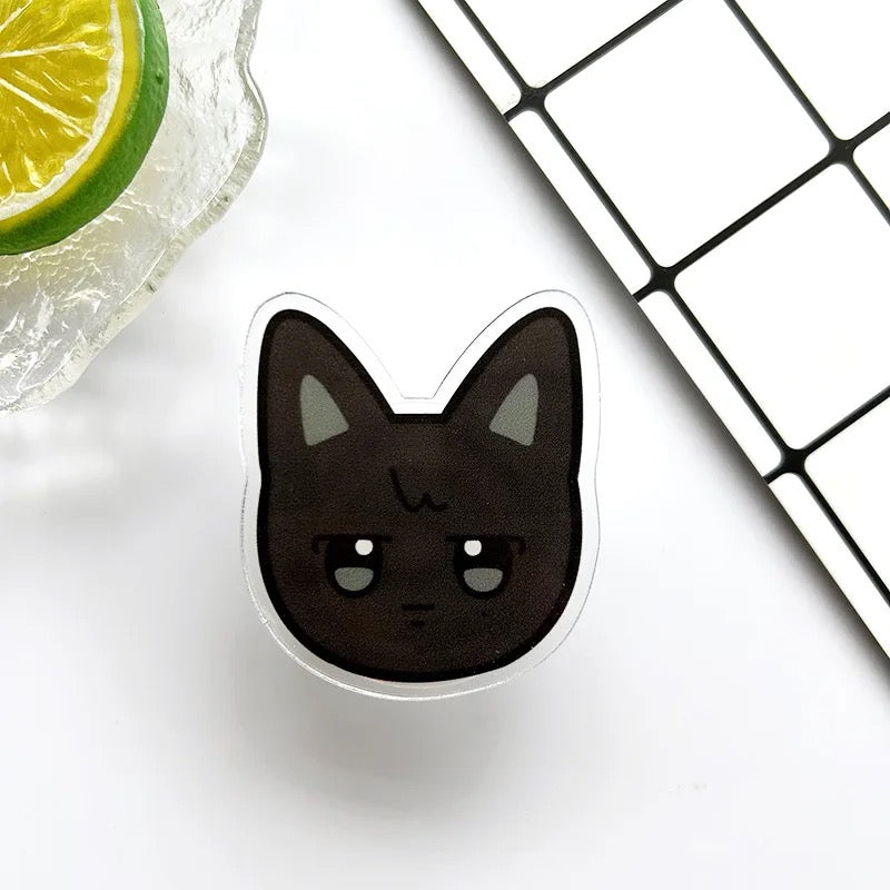 Kpop ATEEZ Phone Holder Stretchable Phone Stand ANITEEZ Character Self-adhesive Cellphone Mount