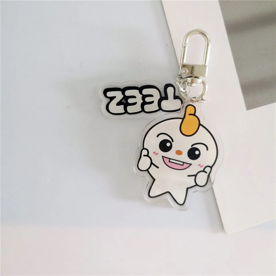 ATEEZ TeezMon Acrylic Double-sided Transparent Keychain